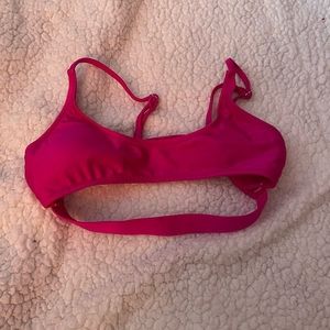 Underboob bikini top.